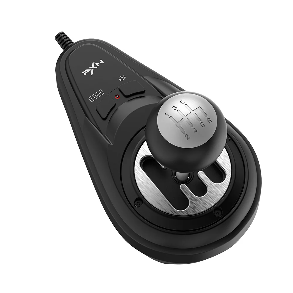 PXN-A7 6 1 H-Pattern Racing Gear Shifter for PC Table Clamp Multi-Interface Black - Image 6