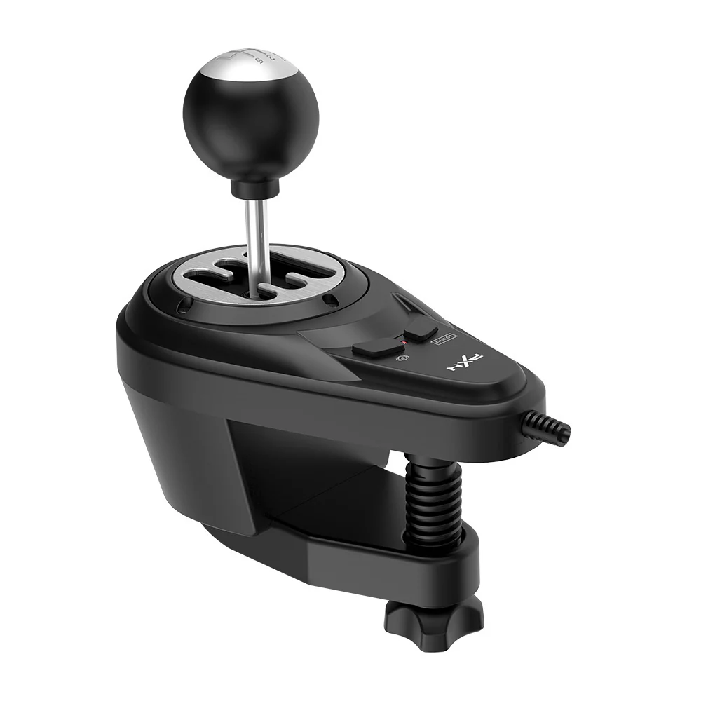PXN-A7 6 1 H-Pattern Racing Gear Shifter for PC Table Clamp Multi-Interface Black - Image 7