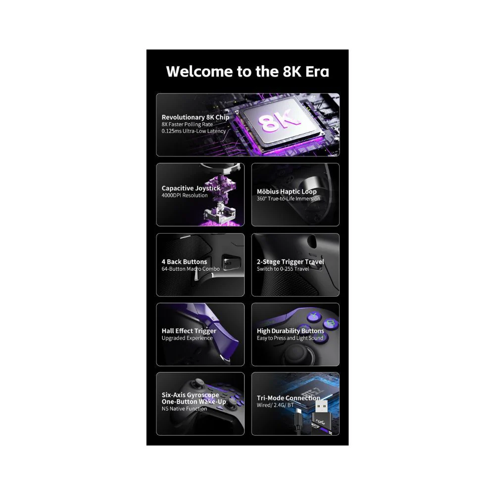 PXN-P5 8K Wireless Controller for pc, android, ios - Image 4