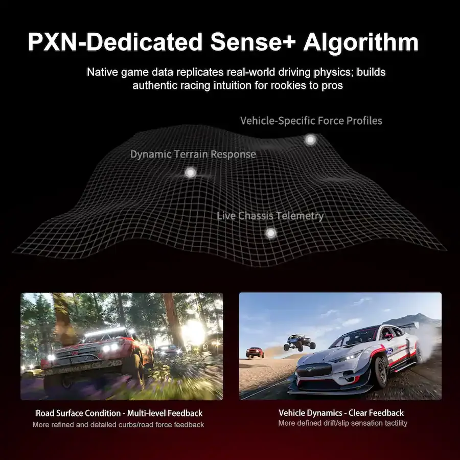 PXN VD10 Direct Drive Wheelbase 10Nm Force Feedback for PC - Image 9