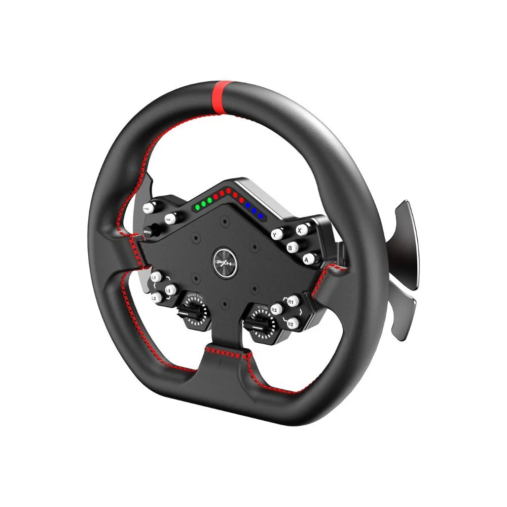 PXN WDS R2 300mm Racing Steering Wheel with LED RPM and Quick Release - Image 3